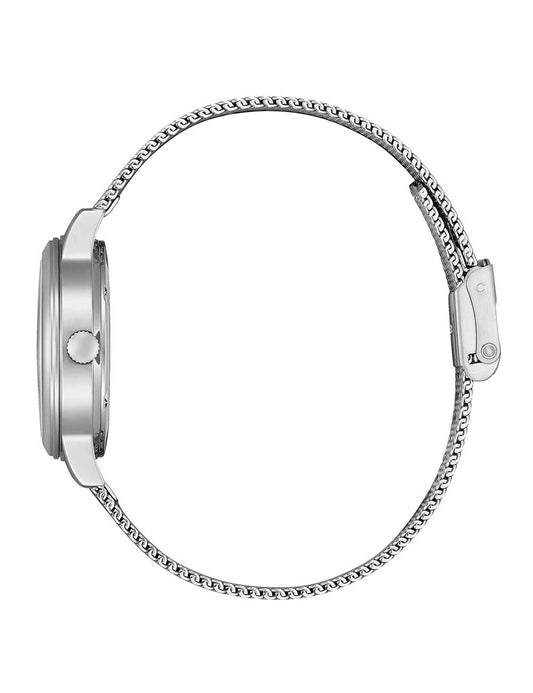 CITIZEN Damen Quarzuhr mit Datum aus Kunststoff 46 mm EW2621-75M – Produktansicht