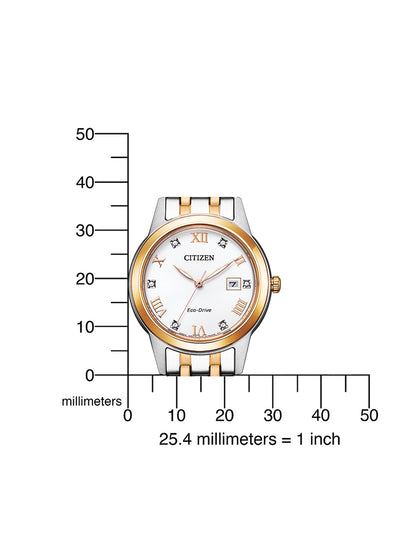 CITIZEN FE1246-85A Analoguhr Armbanduhr 42 mm ansicht-3