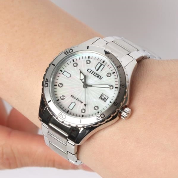 CITIZEN FE6170-88D Analoguhr Armbanduhr 37 mm ansicht-3