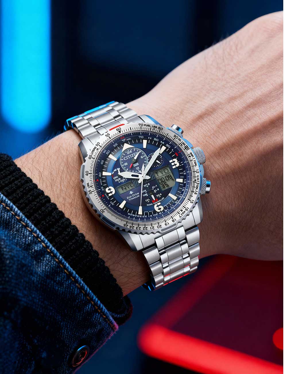 CITIZEN JY8100-80L Analoguhr Armbanduhr 40 mm ansicht-2