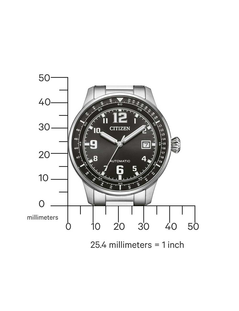 CITIZEN MILITARY NJ0190-51E Armbanduhr ansicht-3