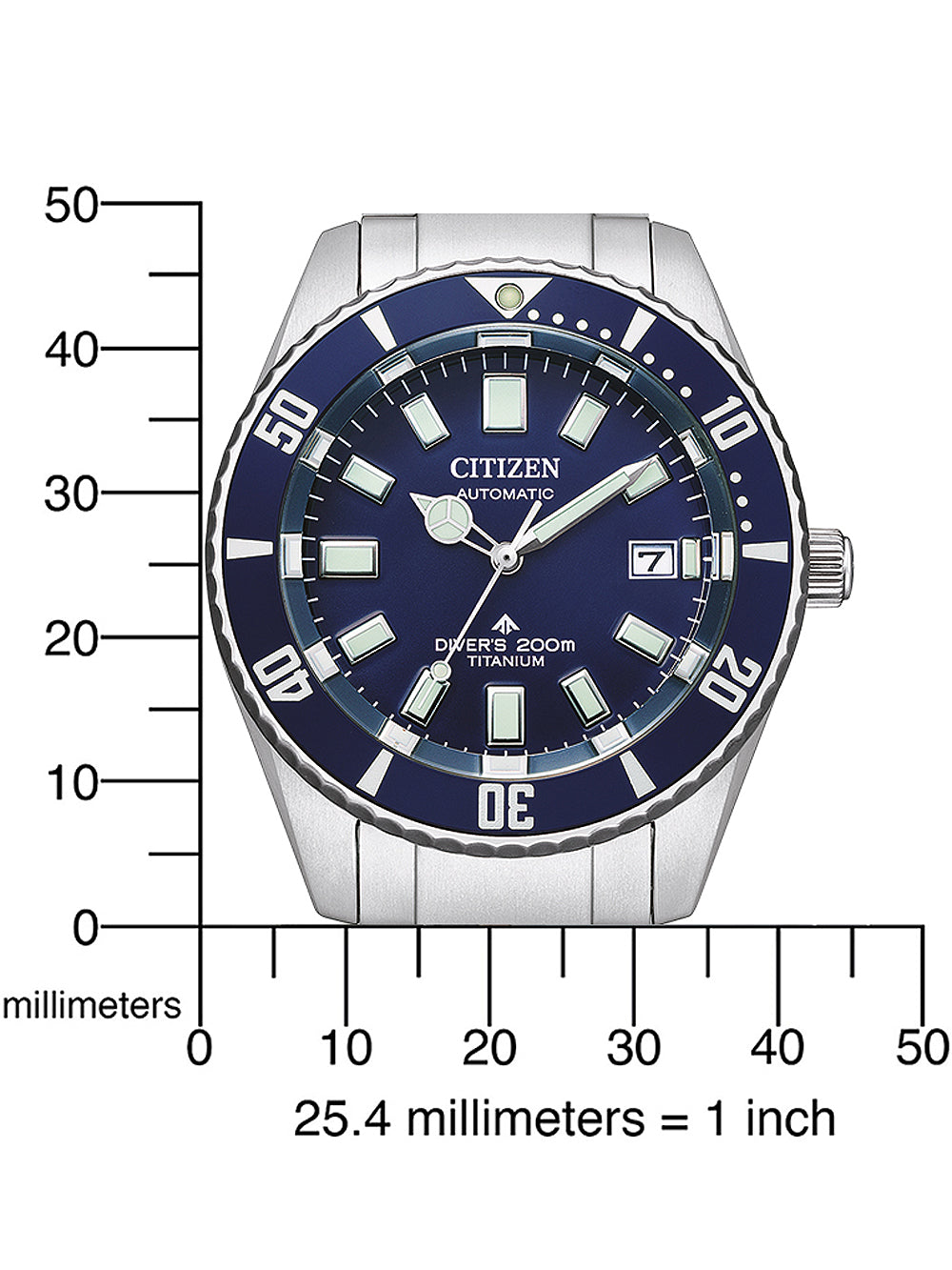 CITIZEN NB6021-68L Analoguhr Armbanduhr 46 mm ansicht-3