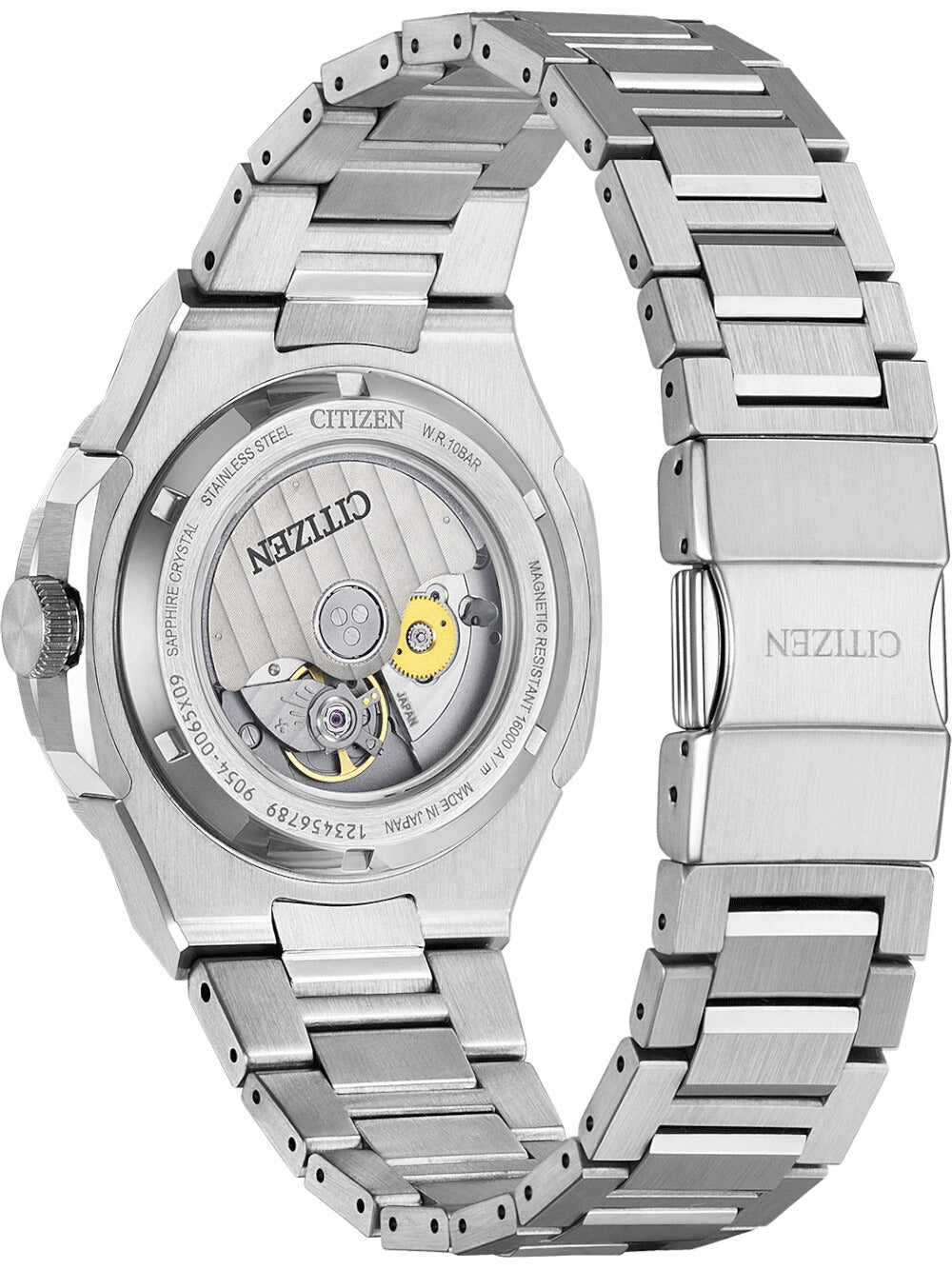 CITIZEN NB6034-58L Analoguhr Armbanduhr 39 mm ansicht-2