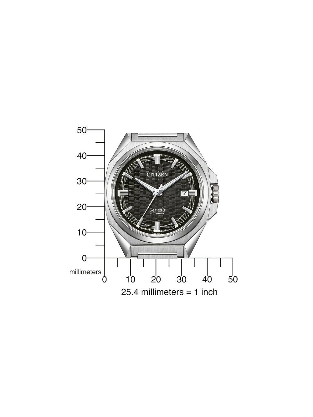 CITIZEN NB6050-51E Analoguhr Armbanduhr ansicht-3