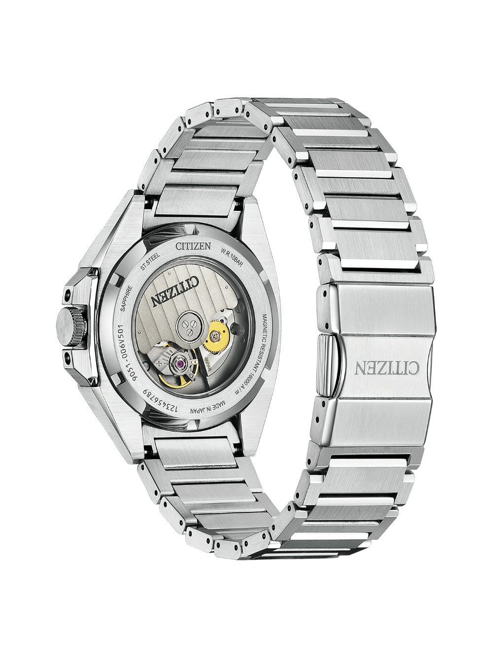 CITIZEN NB6050-51W Analoguhr Armbanduhr 46 mm ansicht-2
