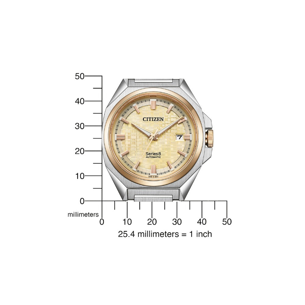 CITIZEN NB6059-57P Analoguhr Armbanduhr 40 mm ansicht-3