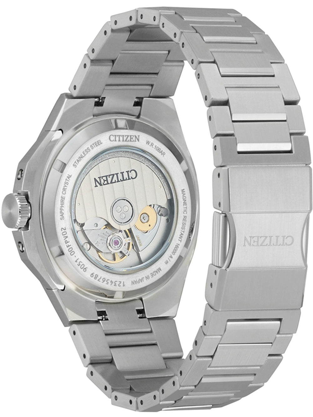 CITIZEN NB6080-51W Analoguhr Armbanduhr 39 mm ansicht-2