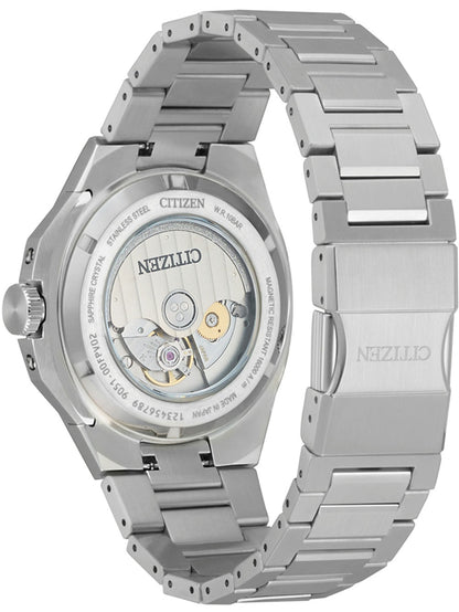 CITIZEN NB6080-51W Analoguhr Armbanduhr 39 mm ansicht-2