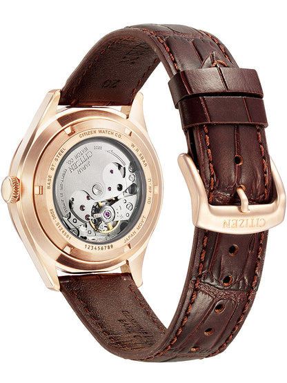 CITIZEN Herren Quarzuhr mit Datum 43 mm NH8393-05AC – Detailansicht
