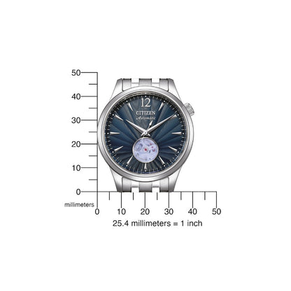 CITIZEN Herren Quarzuhr mit Datum aus Kunststoff 38 mm NH9131-73L – Seitenansicht