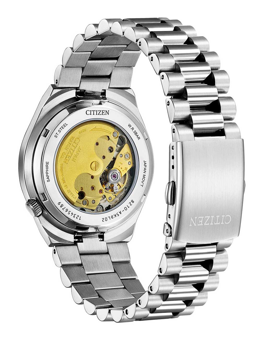 CITIZEN NJ0151-88W Analoguhr Armbanduhr 40 mm ansicht-2