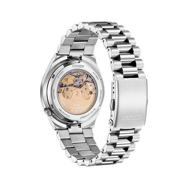 CITIZEN Herren Quarzuhr mit Datum aus Kunststoff 46 mm NJ0151-88X – Detailansicht