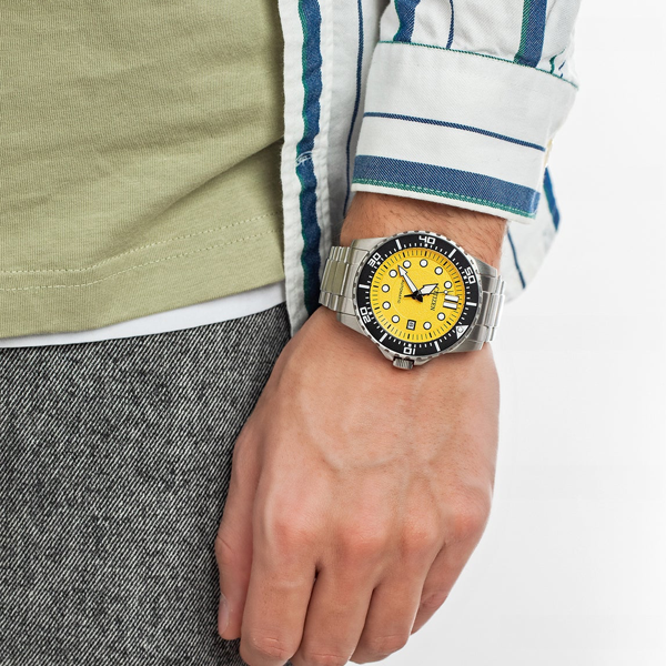 CITIZEN NJ0170-83Z Date Armbanduhr 43 mm ansicht-3