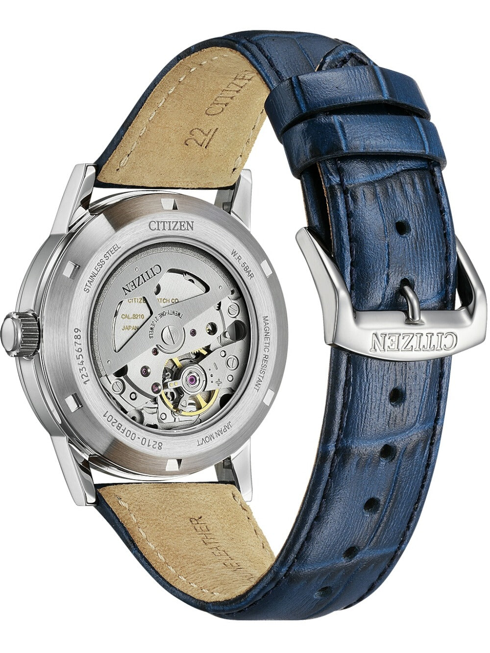 CITIZEN NJ0210-13L Analoguhr Armbanduhr 43 mm ansicht-2