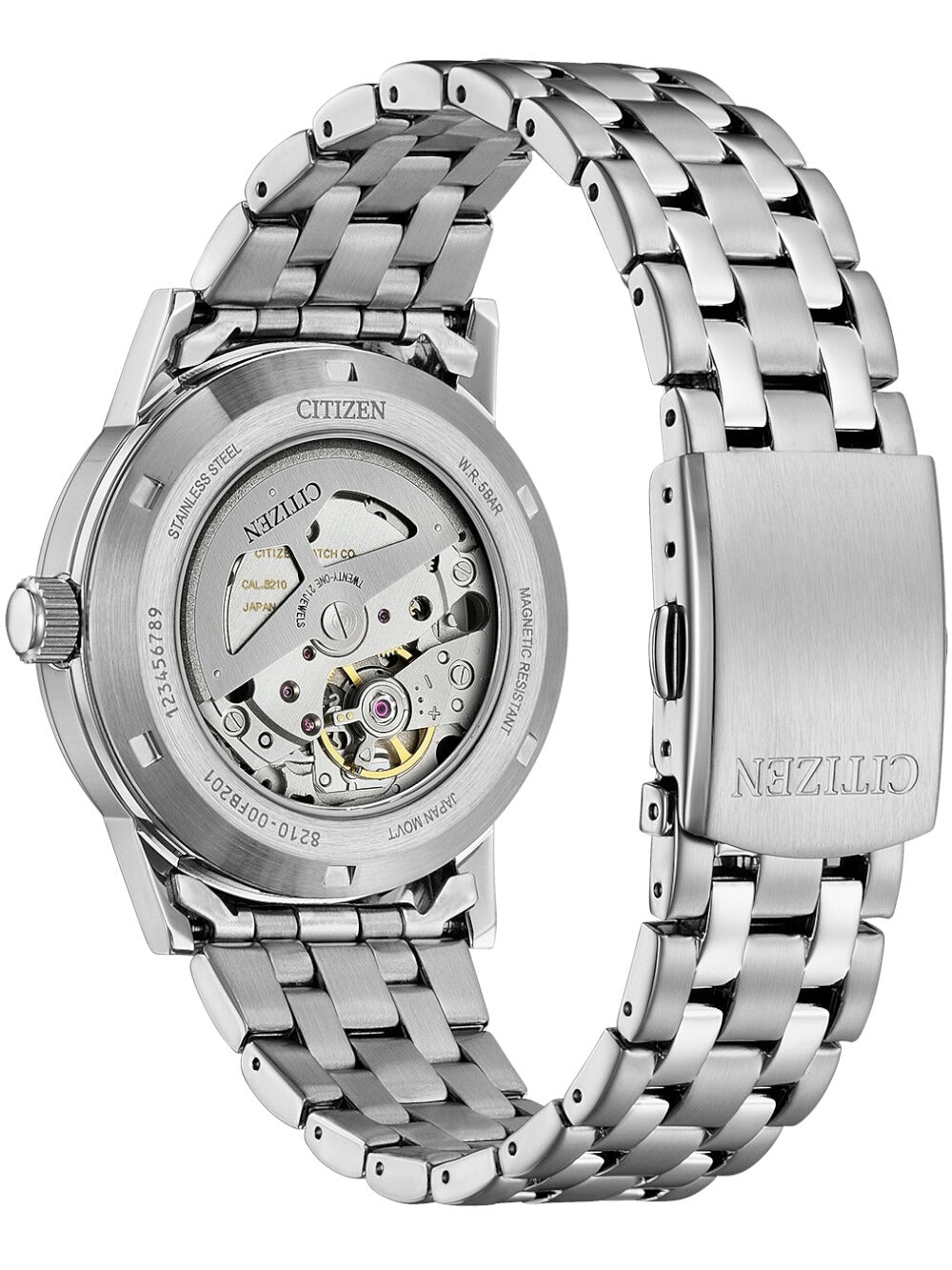 CITIZEN NJ0210-56A Analoguhr Armbanduhr 40 mm ansicht-2