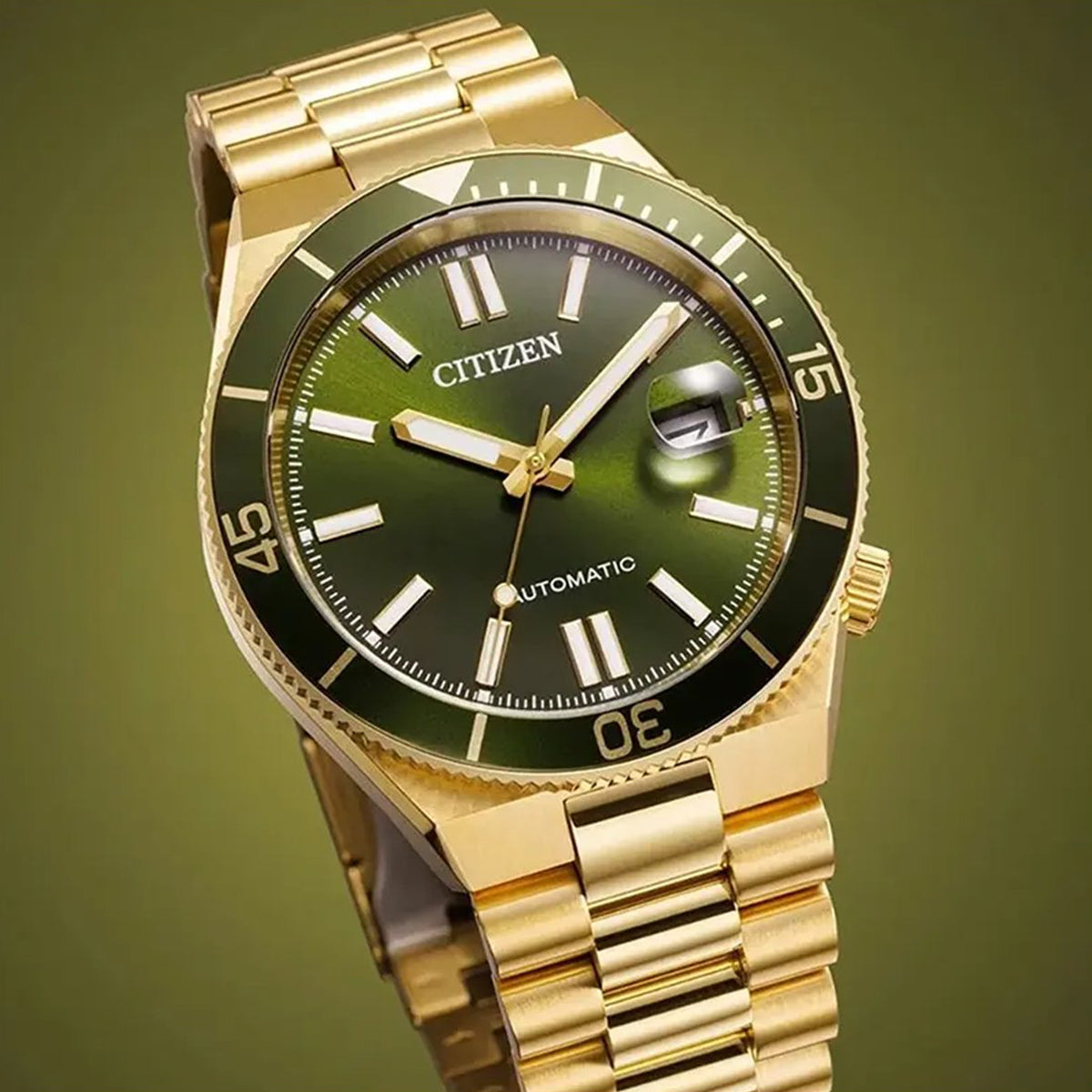 CITIZEN NJ0232-53X Analoguhr Armbanduhr 46 mm ansicht-3