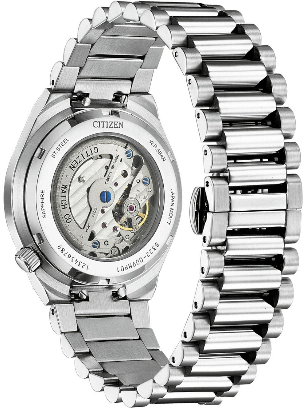 CITIZEN Herren Quarzuhr mit Datum 38 mm NK5010-51L – Detailansicht