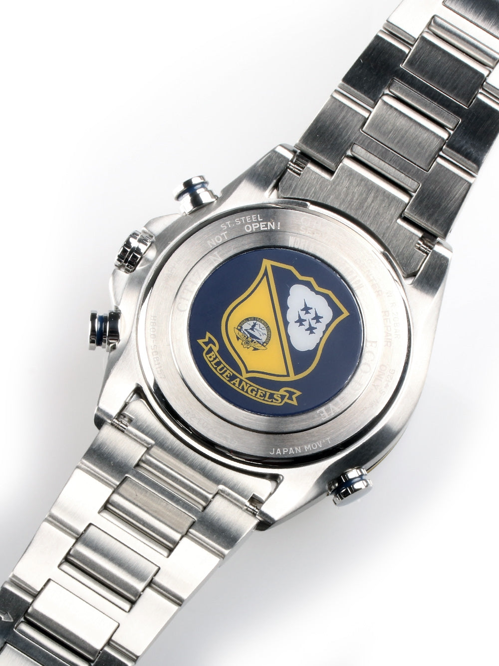 CITIZEN PROMASTER SKY BLUE ANGELS AT8020-54L Analoguhr Armbanduhr 38 mm Blau ansicht-2