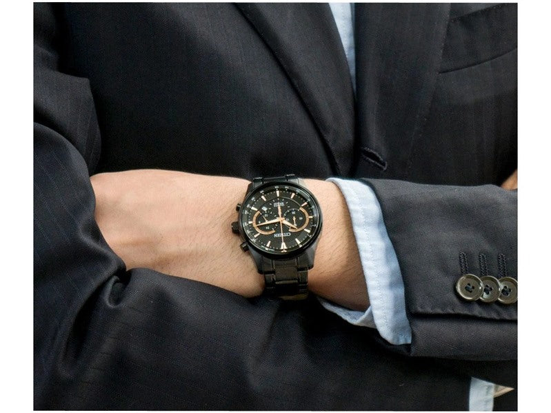 CITIZEN QUARTZ CHRONOGRAPH AN8195-58E Analoguhr Armbanduhr 42 mm ansicht-3