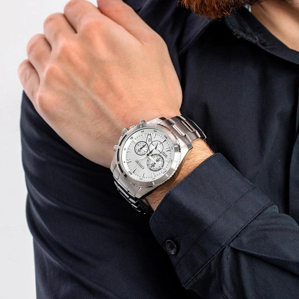 CITIZEN QUARTZ CHRONOGRAPH AN8200-50A Chronograph Armbanduhr 42 mm ansicht-3