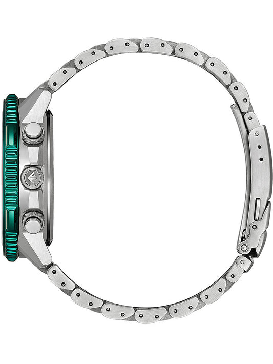 CITIZEN RADIOCONTROLLED Crono Pilot Steel CB5004-59W Analoguhr Armbanduhr