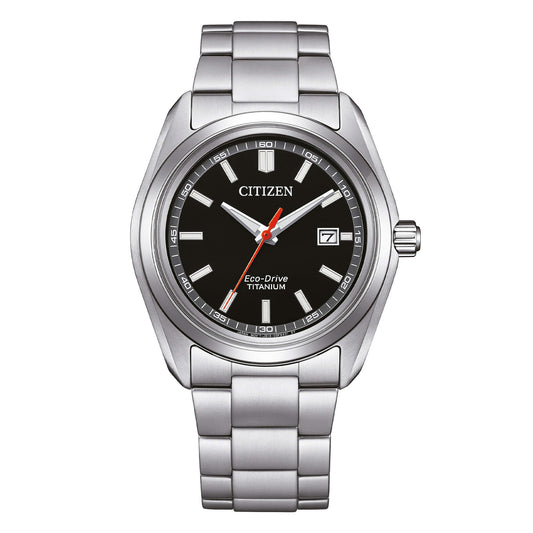 CITIZEN SUPER TITANIUM 1900 Herren Date Armbanduhr aus Titan 40 mm AW1900-50E – Produktansicht