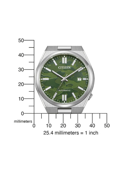 CITIZEN TSUYOSA Automatic - CAMO NJ0159-86X Date Armbanduhr 40 mm ansicht-3