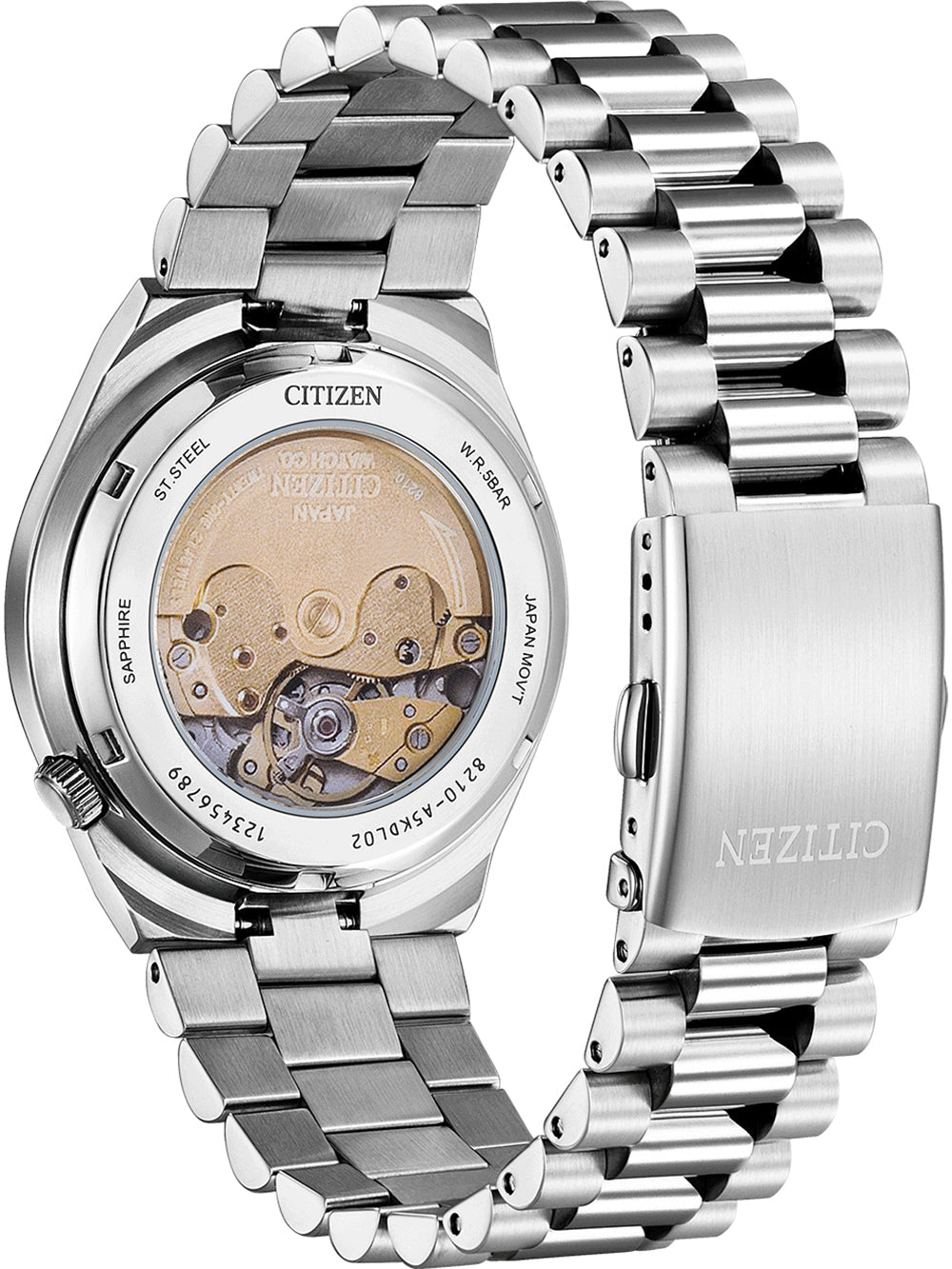CITIZEN TSUYOSA Automatic - SALMON PINK NJ0159-86Z Date Armbanduhr 40 mm Rosa ansicht-2