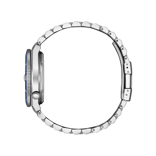 CITIZEN TSUYOSA SHORE POWER RESERVE Herren Date Armbanduhr aus Edelstahl mit SS Bracelet 40 mm – Produktansicht