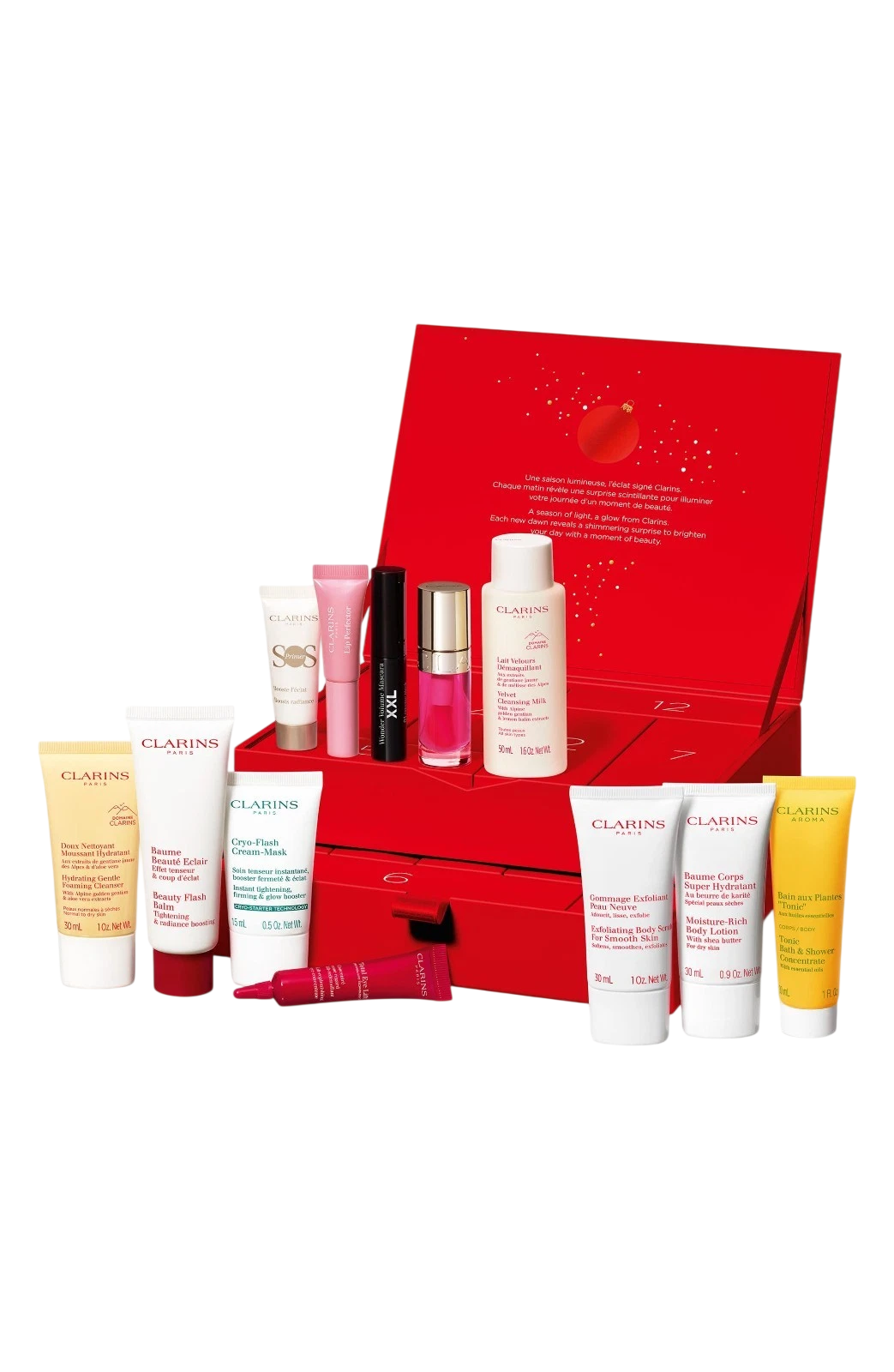 Clarins Clarins, Clarins, Haut, Adventskalender, 12 stk Regular