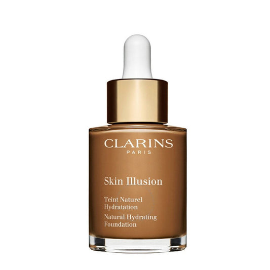 Clarins Clarins, Skin Illusion, Farbkorrektur, Flüssige Grundierung, 118,5, Natürliche Schokolade, SPF 15, 30 ml *Tester