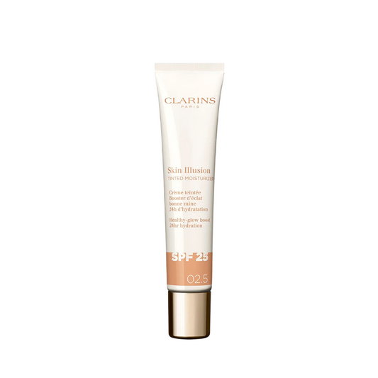 Clarins Clarins, Skin Illusion, Hydratisierend, Getönte Feuchtigkeitscreme, 02,5, SPF 25, 40 ml Regular