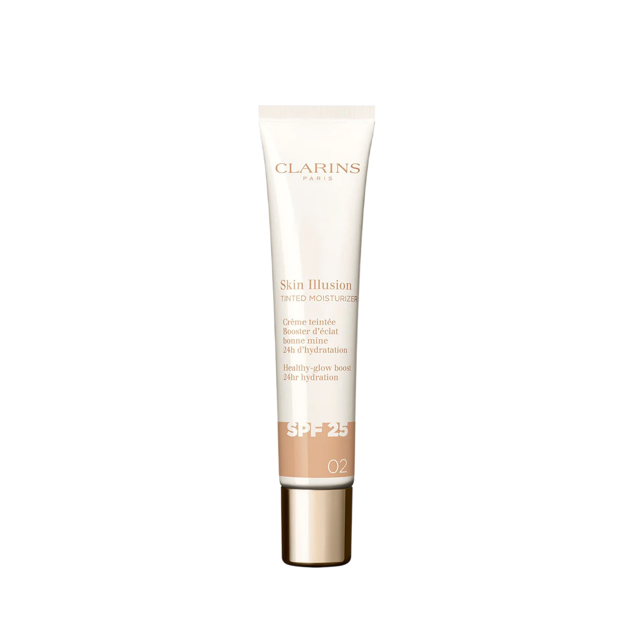 Clarins Clarins, Skin Illusion, Hydratisierend, Getönte Feuchtigkeitscreme, 02, SPF25, 40 ml Regular