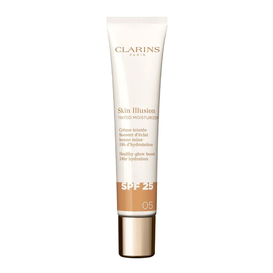 Clarins Clarins, Skin Illusion, Hydratisierend, Getönte Feuchtigkeitscreme, 05, Mittel, SPF 25, 40 ml Regular