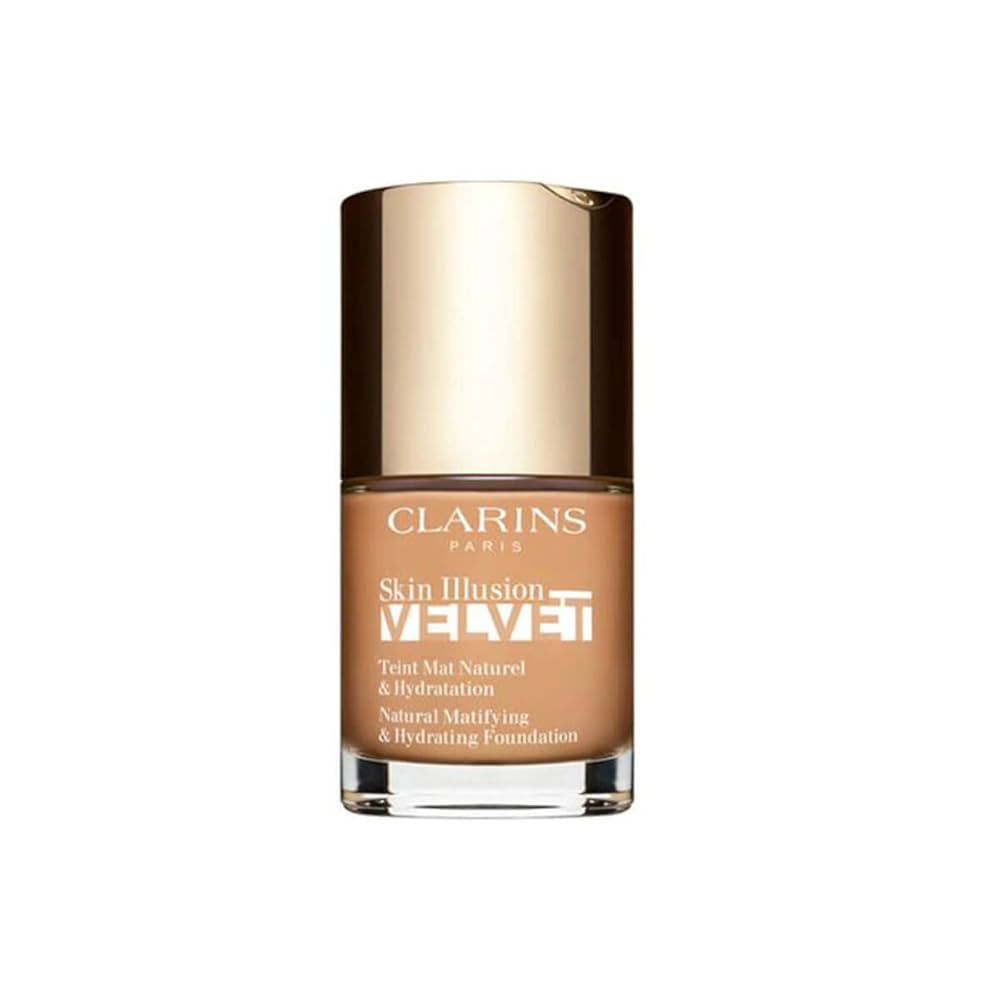 Clarins Clarins, Skin Illusion Velvet, Natürliche Inhaltsstoffe, Mattes Finish, Flüssige Grundierung, 109C, Weizen, 30 ml Reg