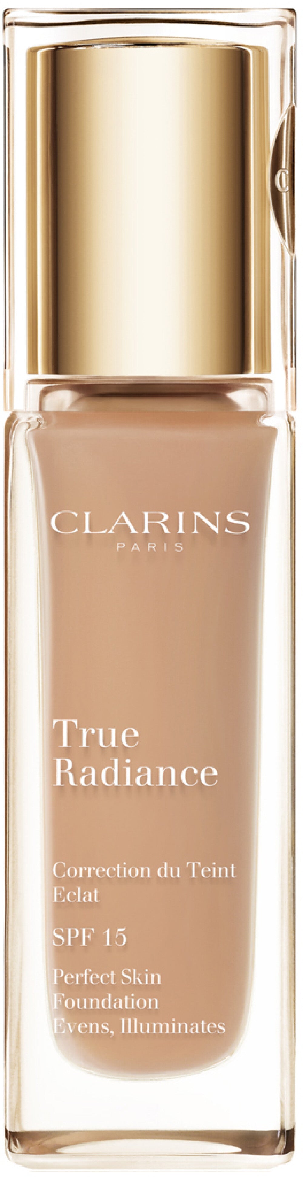 Clarins Clarins, True Radiance, Flüssige Grundierung, 109, Weizen, SPF 15, 15 ml *Tester