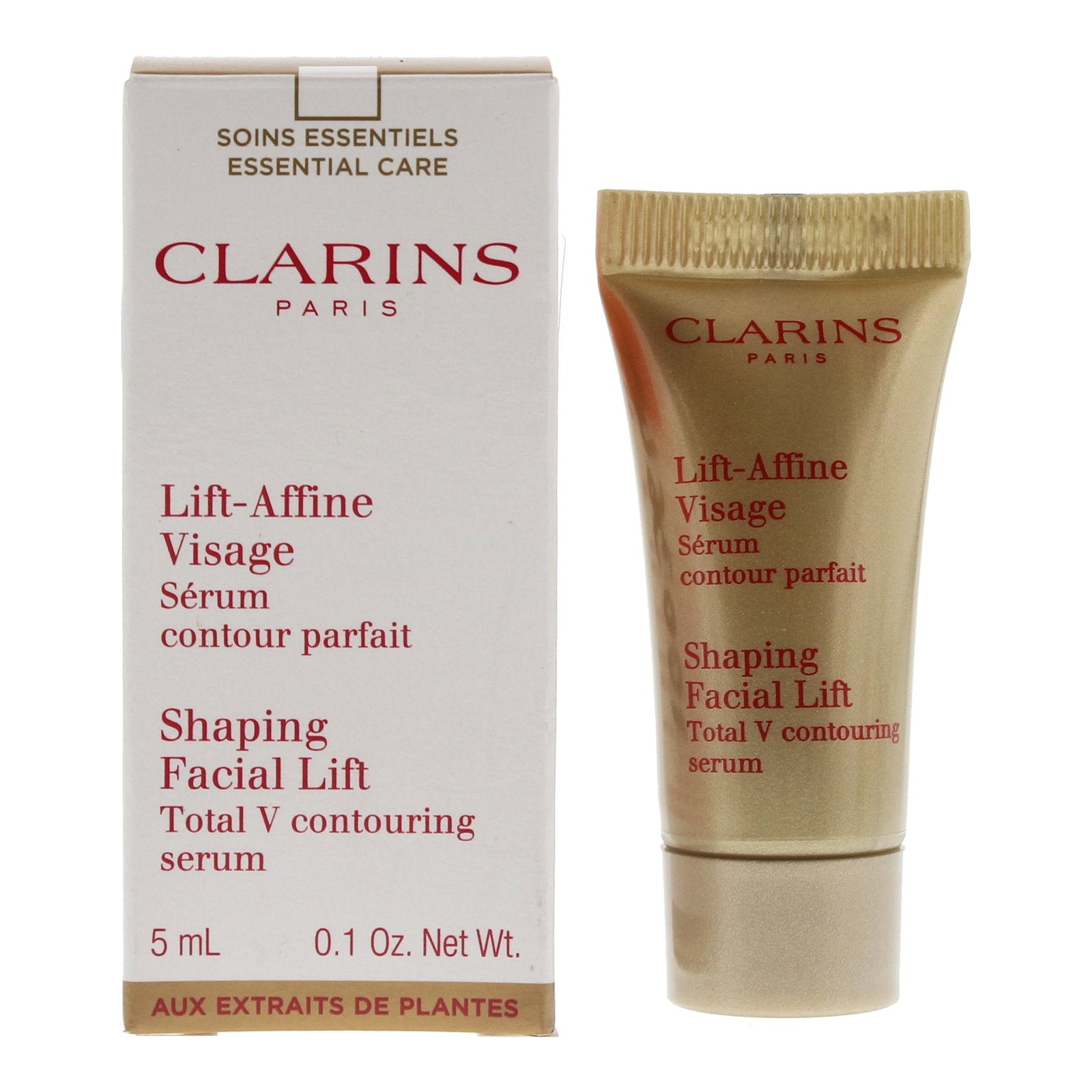 Clarins Clarins, V Shaping Facial Lift, Hyaluronsäure, Heben, Tag & Nacht, Serum, Für das Gesicht, 5 ml Regular