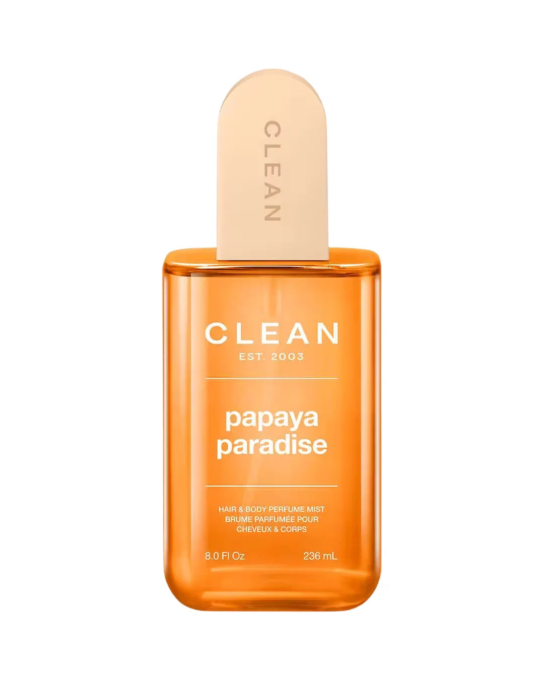 Clean Clean, Papaya Paradise, Duftnebel für das Haar, Für Frauen, 236 ml Regular