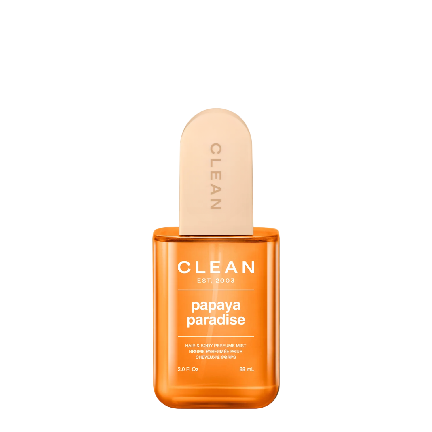 Clean Clean, Papaya Paradise, Duftnebel für das Haar, Für Frauen, 88 ml Regular