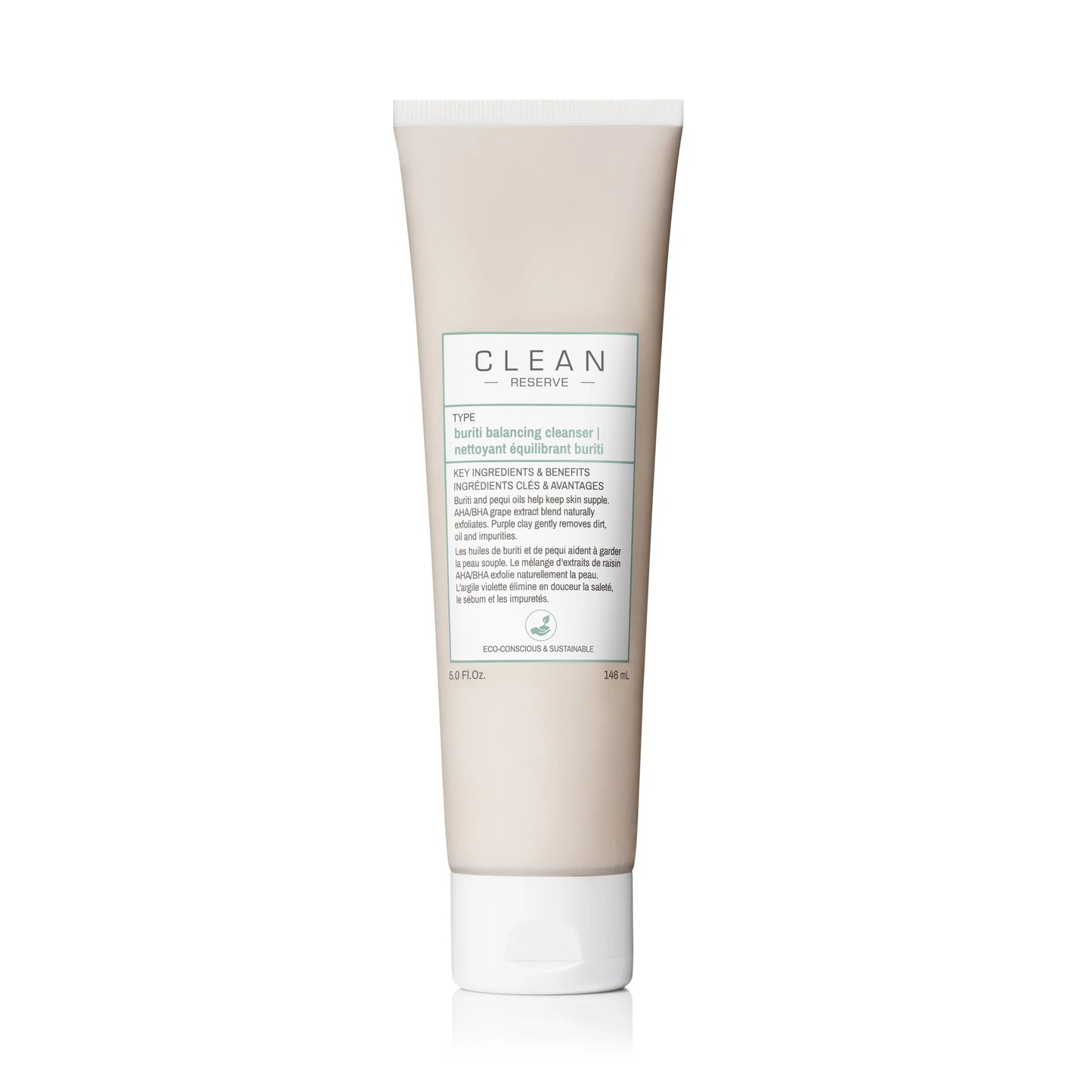 Clean Clean, Reserve, Buriti-Öl, Ausbalancieren, Reinigungscreme, 146 ml Regular