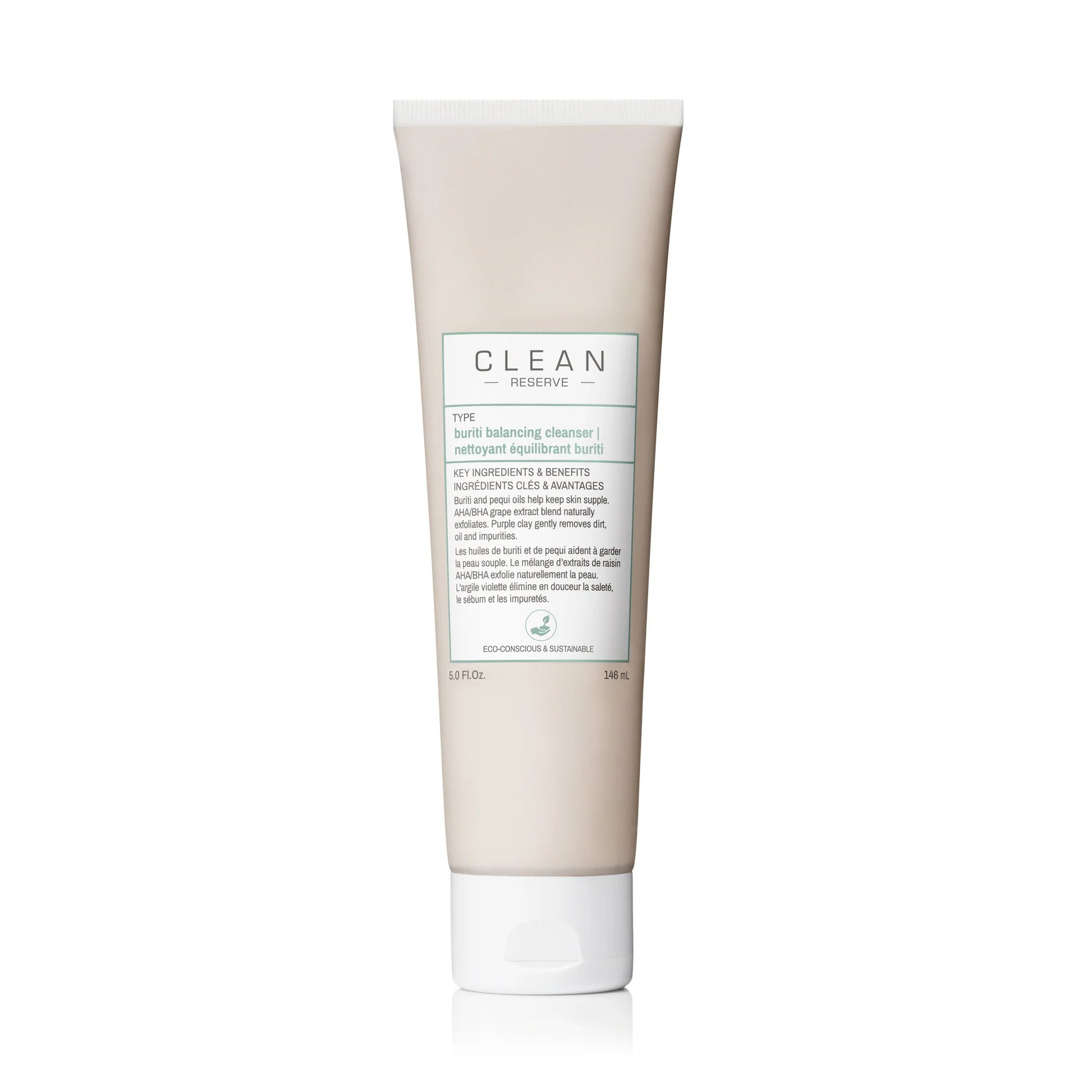Clean Clean, Reserve, Buriti-Öl, Ausbalancieren, Reinigungscreme, 146 ml Regular
