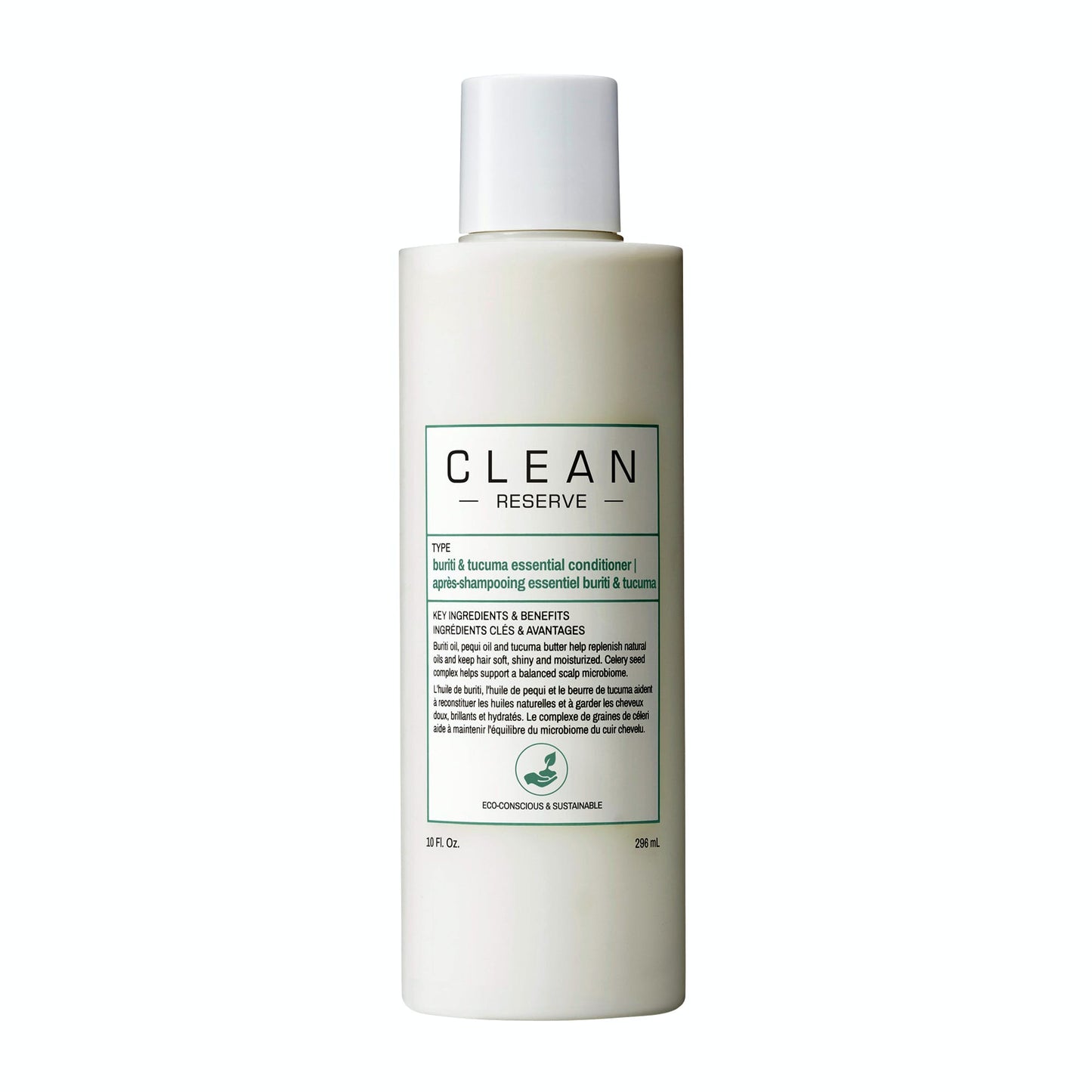 Clean Clean, Reserve, Buriti und Tucuma, Haarspülung, Feuchtigkeitsspendend, 296 ml Regular