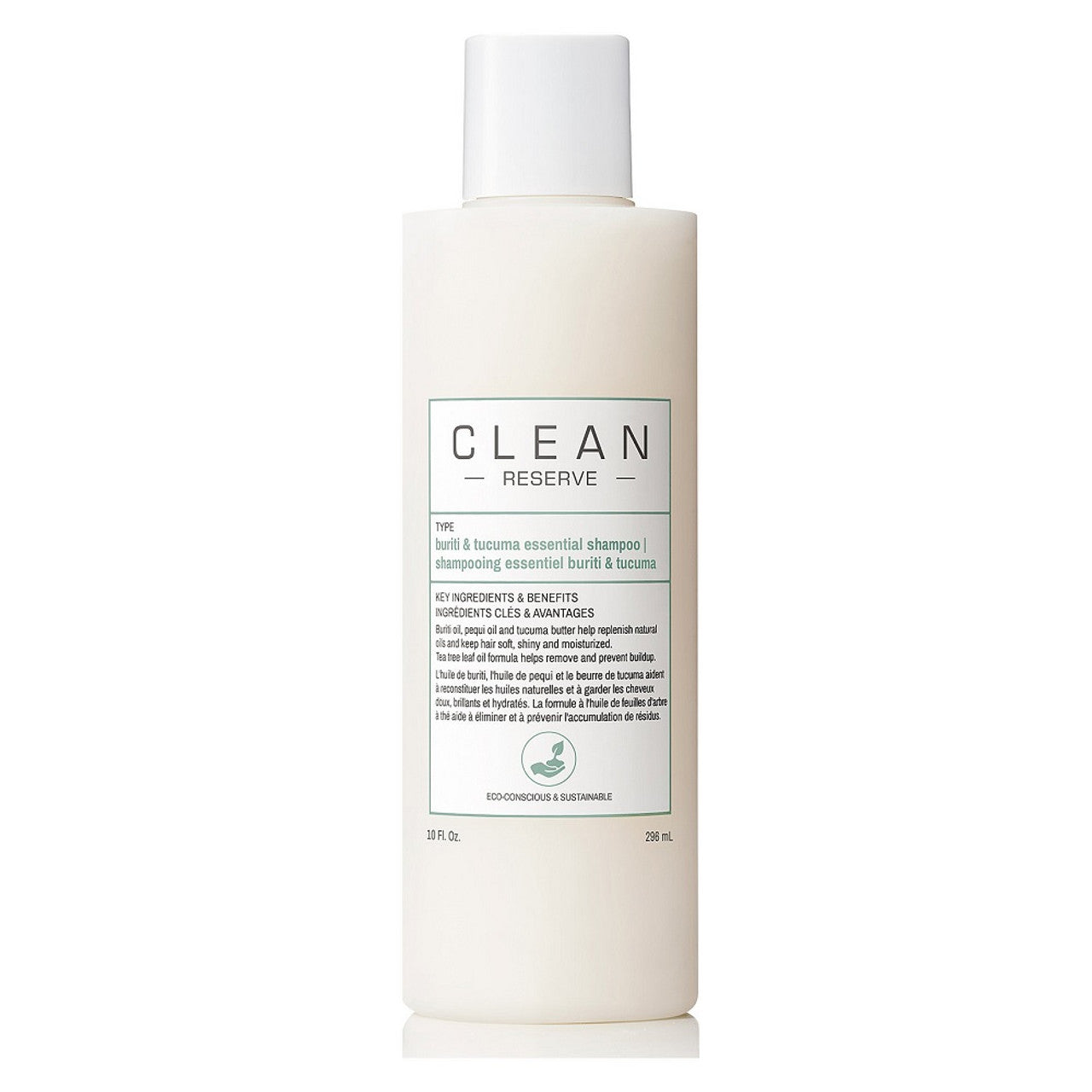 Clean Clean, Reserve, Buriti und Tucuma, Haarshampoo, Zur Befeuchtung, 296 ml Regular