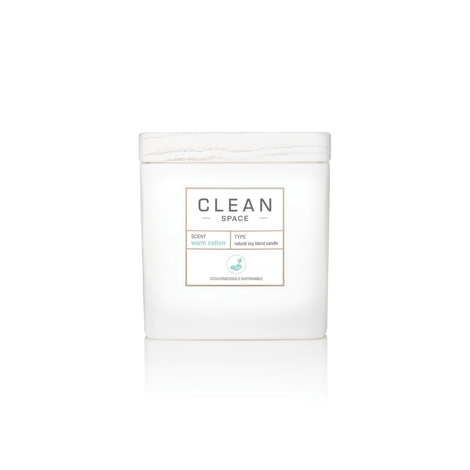 Clean Clean, Space Warm Cotton, Duftkerze, 227 g Regular