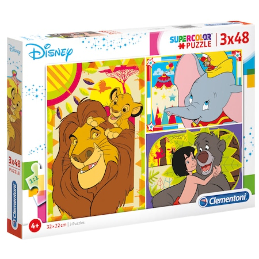 Clementoni Clementoni Disney Animals Puzzle 104 Teile für Kinder ab 4 Jahren Unisex Spielzeug / Kreatives Spielzeug / Pu