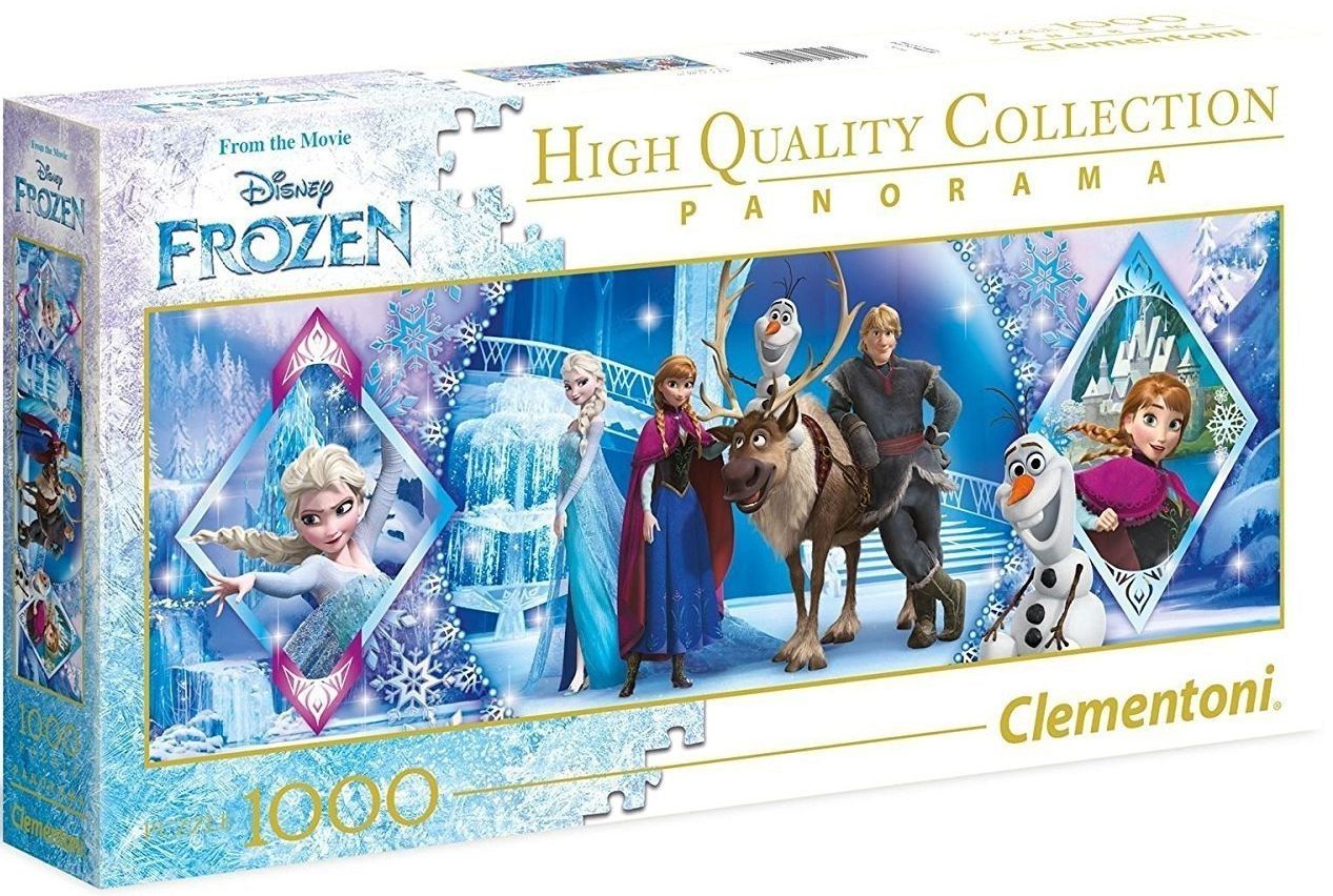 Clementoni Clementoni, High Quality Collection Panorama, Gefroren, Puzzle, Für Mädchen, 1000 stk Regular
