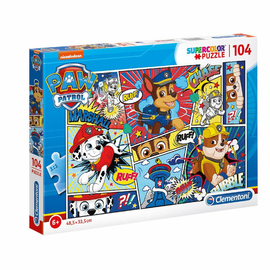 Clementoni Clementoni, PAW Patrol, Puzzle, Unisex, 6+ jahre, 104 stk Regular