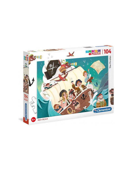 Clementoni Clementoni, Pirates, Puzzle, Unisex, 6+ jahre, 104 stk Regular