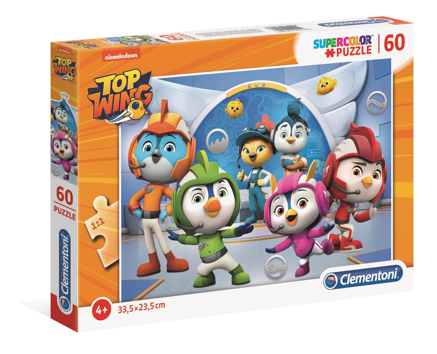 Clementoni Clementoni Supercolor Top Wing Puzzle 60 Teile für Kinder ab 4 Jahren Unisex Spielzeug / Kreatives Spielzeug 
