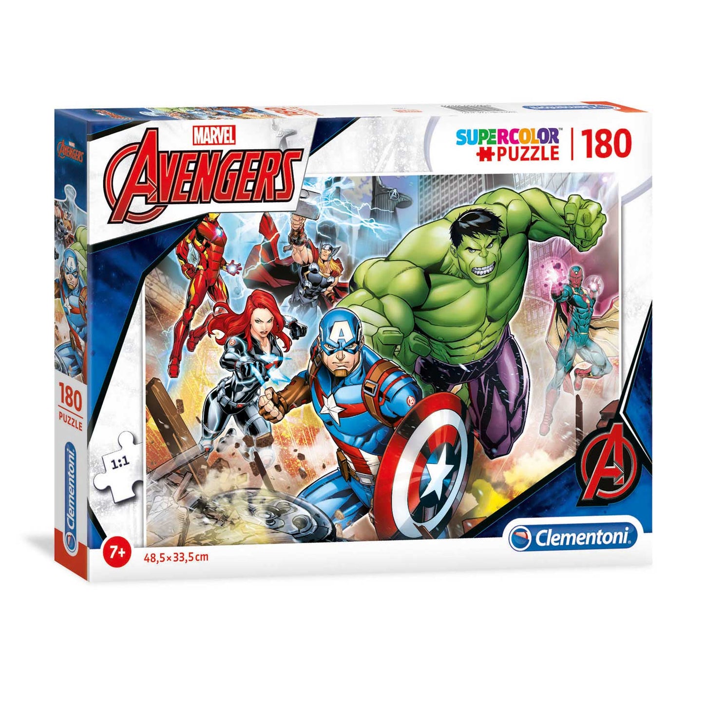 Clementoni, SuperColor, Die Avengers, Puzzle, Für Jungen, 7+ jahre, 180